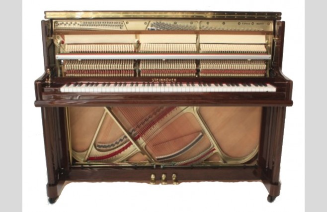 Steinhoven SU 112 Polished Walnut Upright Piano All Inclusive Package - Image 4